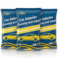 Car Cleaning Wipes, Multipurpose Vehicle Interior Surface Wipes, Soft Disposable Cleaning Cloth for Car Dashboard