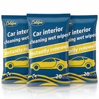 Car Cleaning Wipes, Multipurpose Vehicle Interior Surface Wipes, Soft Disposable Cleaning Cloth for Car Dashboard