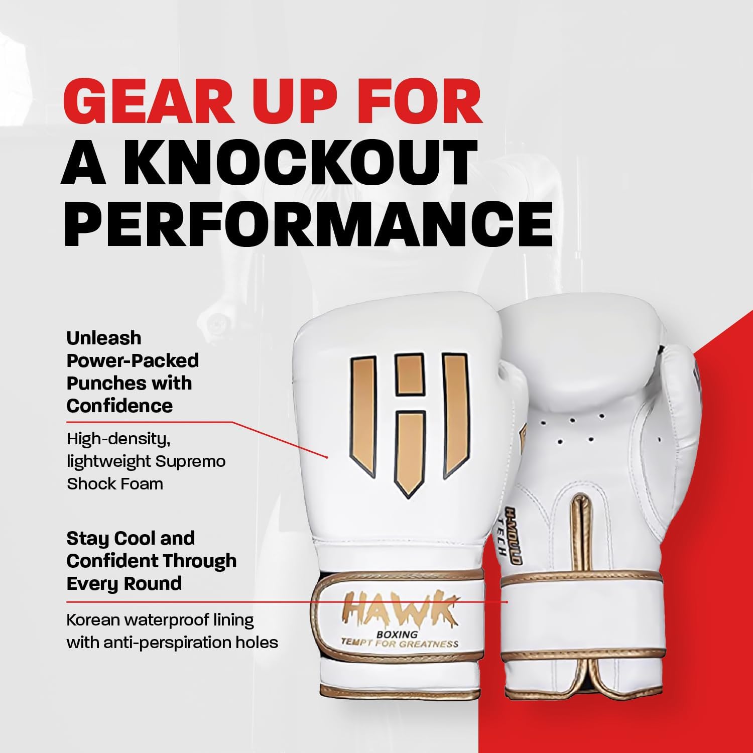 Boxing Gloves for Men and Women, Comfy Boxing Training Gloves with Foam Padding for Throwing Power Punches with