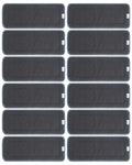 Baby 5-Layer Charcoal Rayon from Bamboo Reusable Liners for Cloth Diapers Nappies,Pack of 12 Inserts,12ZTN