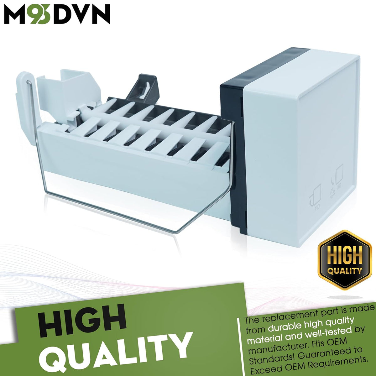Ice Maker Replacement for Whirlpool WRS321SDHV01 WRS321SDHZ01 WRS321SDHZ04 WRS321SDHV04 WRS322FDAB00 WRS321SDHZ00 WRS321SDHW00 WRS321SDHW01 WRS321SDHW04 Refrigerator