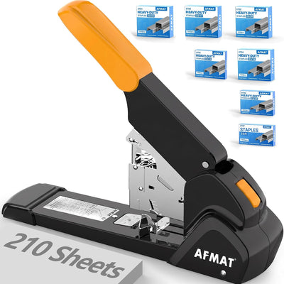 Heavy Duty Stapler 220 Sheets, Large Staplers for Desk with 7000 Staples, 60% Reduced Effort, 50,000+ Uses, Jam Free