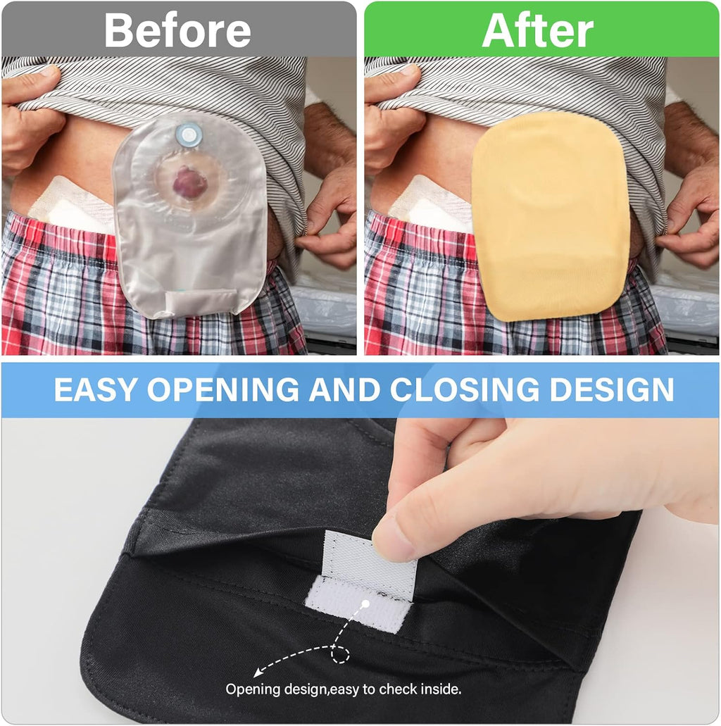 8 Pcs Ostomy Bag Cover Waterproof Colostomy Pouch Liner