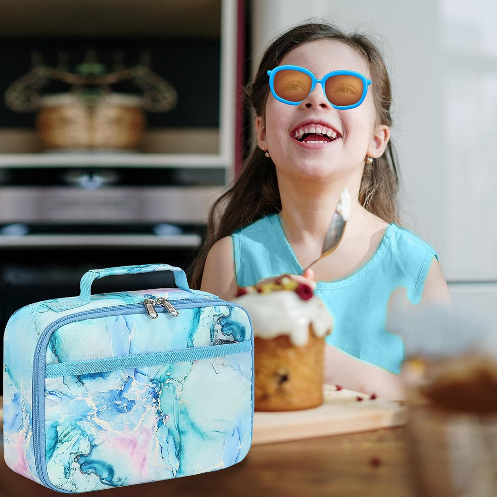 Kids Lunch Box, Insulated Lunch Bag for Girls Boys, Reusable Lunchbox for School Preschool Kindergarten Daycare