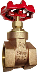 NPT 1-1/4” Brass Gate Valve DN32