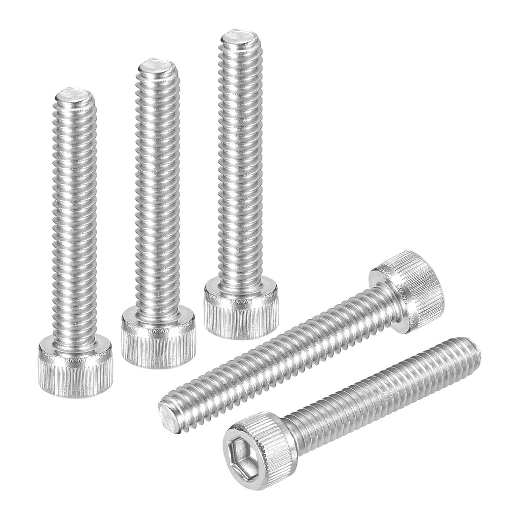DTGN 50Pack #8-32x1-1/4 Socket Head Cap Metric Hex Screws Bolts SS304