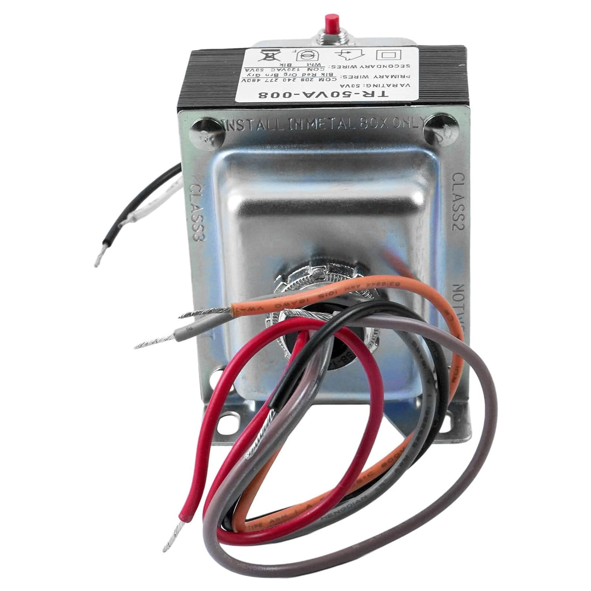 TR50VA008 HVAC Transformer 50VA 120V with Circuit Breaker
