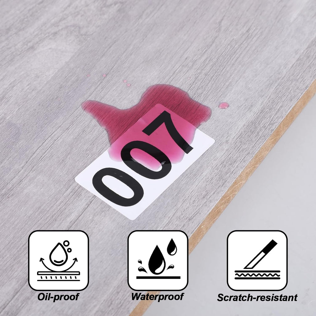 Consecutively Numbered Labels 2 x 1 Inch Inventory Labels Self-Adhesive Copperplate Inventory Numbered Sticker