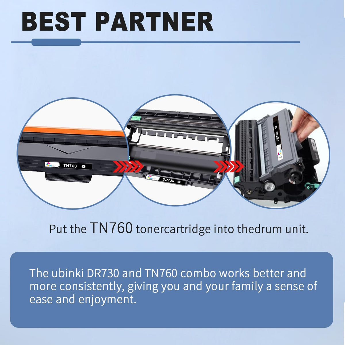 DR730 Compatible Drum Unit (Not Toner) Replacement for Brother DR-730