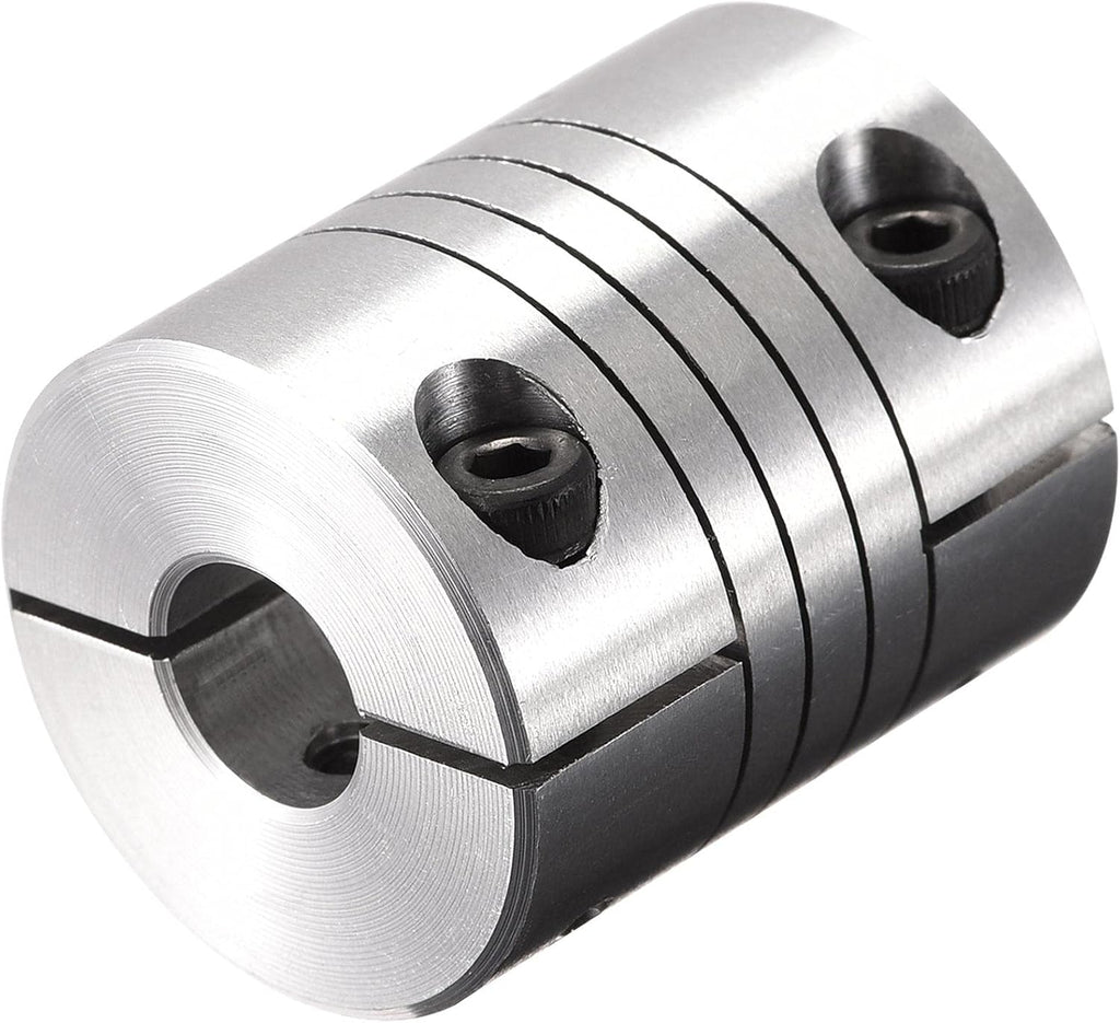 uxcell Motor Shaft 8mm to 9mm Helical Beam Coupler Coupling 25mm Dia 30mm Length