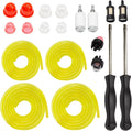 4 Size 4 Feet Long Small Engine Fuel Line Kit, 188-12 530058709 Primer Bulb, ZF-1 Fuel Filter, Adjustment Tool