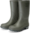 Kids Waterproof Outdoor Rain Boots | Lightweight,Non-Slip Outsole,Easy-On,Unisex Boys Girls,Outdoor Puddle Rainy Day