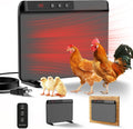 2026 Chicken Coop Heater, 200W UL Certified Radiant Panel, Black