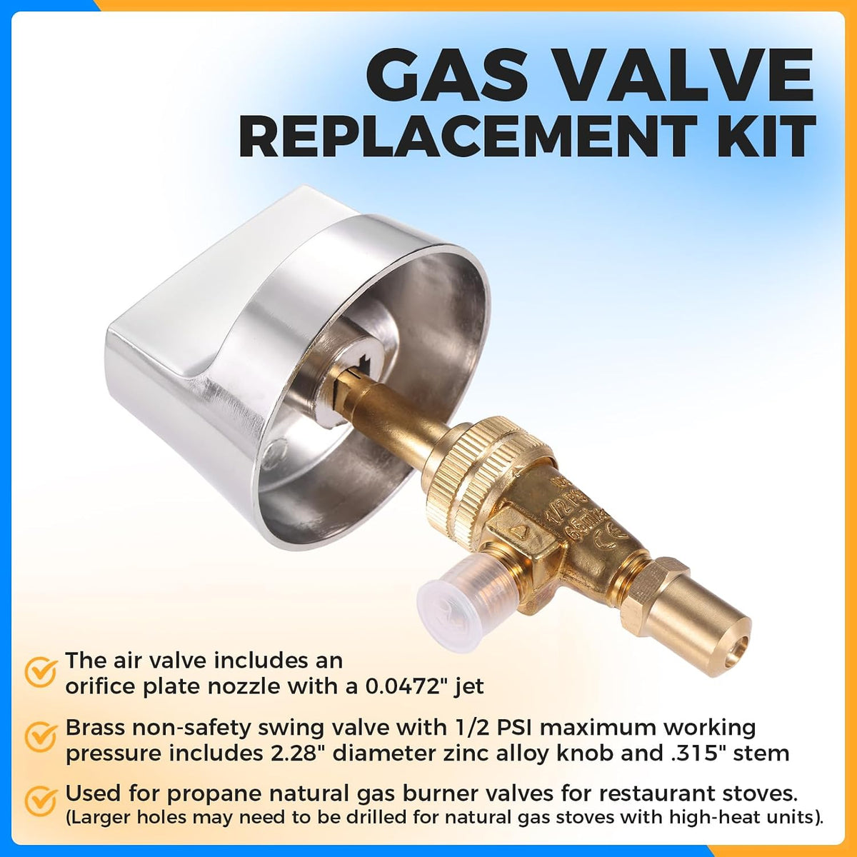 Propane Natural Brass Gas Control Valve