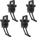Plastic Hull Drain Plug Kit Replacement Kayak Canoe Boat Drain Holes Plugs Accessories 1" X 2.08" 4 Pack