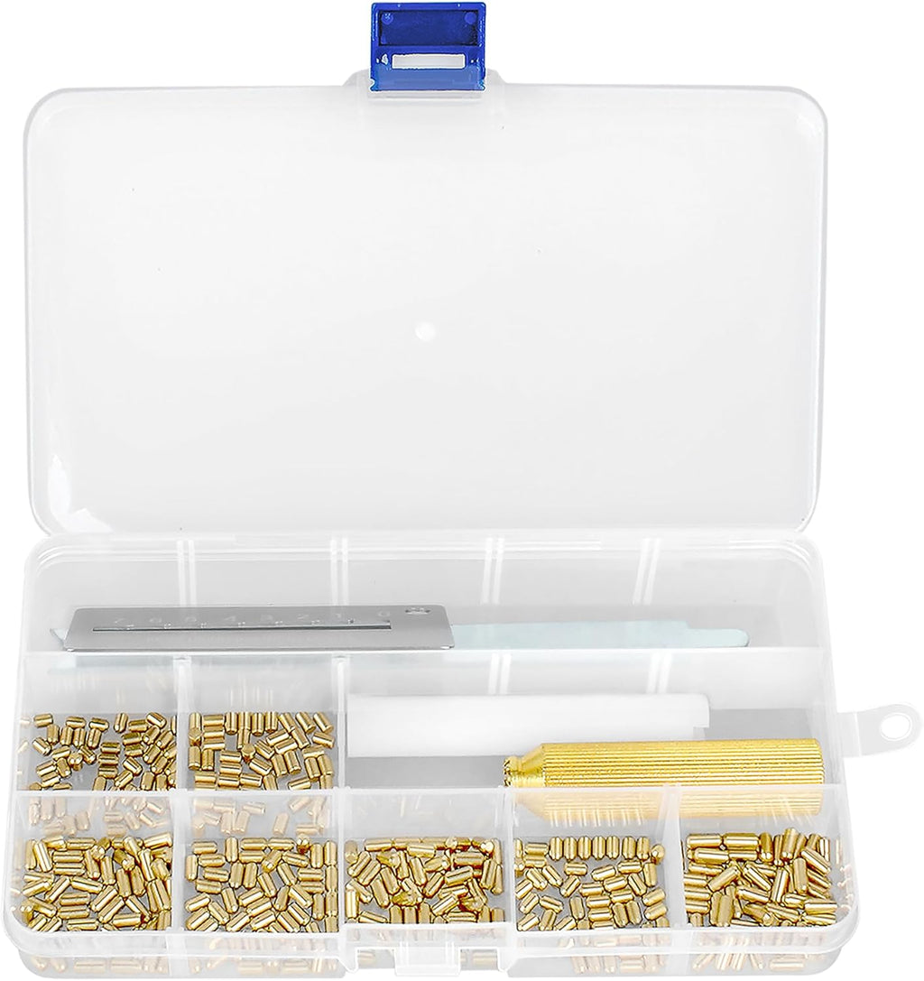 Rekey Kits for Kwikset Rekeying Kit | Inclube Bottom Pins #0 to #6, Gauge, Follower, Removal, Deadbolt Cap Remover