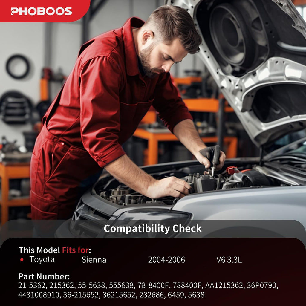 PHOBOOS Power Steering Pump Fit for Toyota Sienna 2004-2006