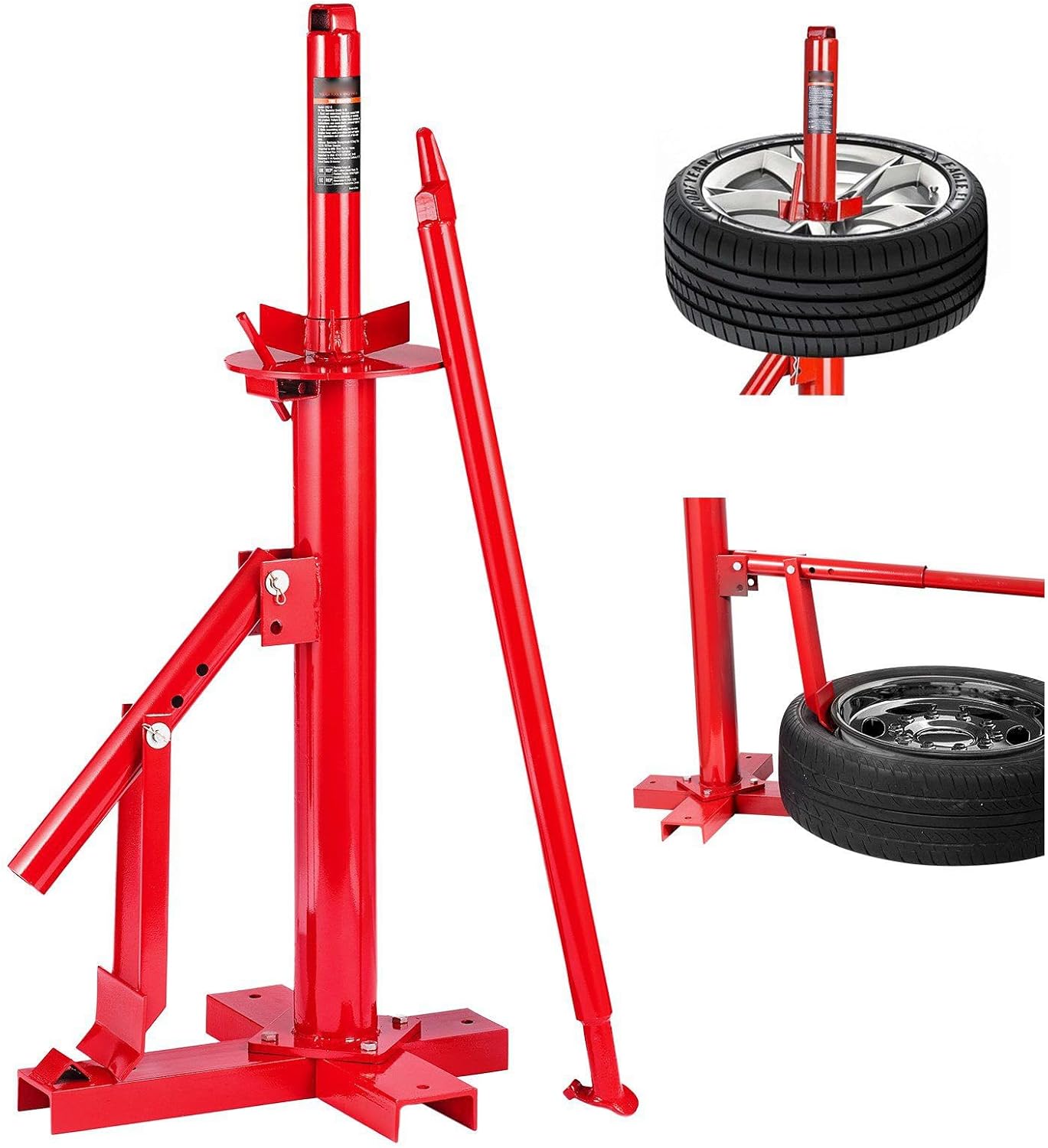 Manual Tire Changer, Portable Hand Bead Breaker Mounting Tool for 203-406 mm Tires, Compatible with Car Truck