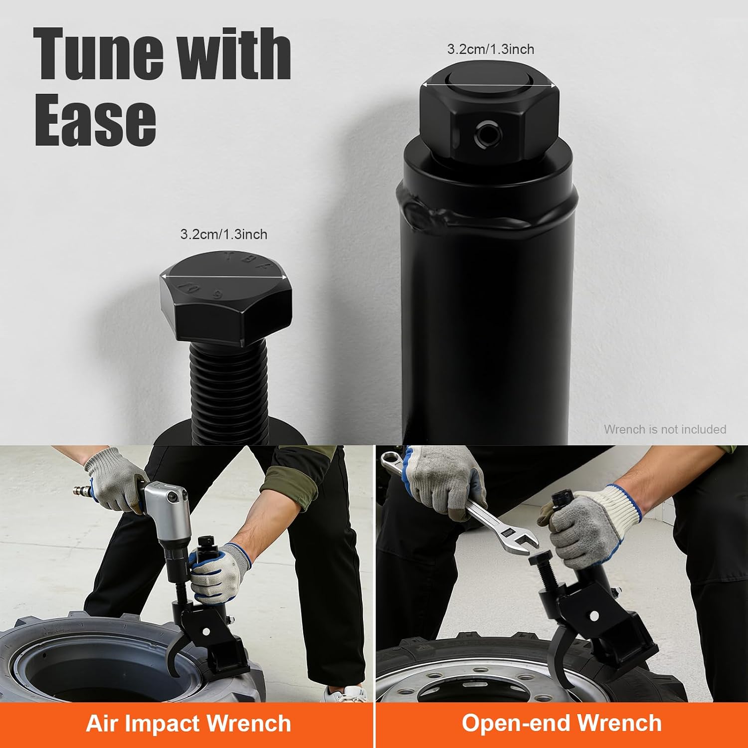 Manual Tire Bead Breaker, 10"-21" Tires Changer Tool Heavy-Duty Bead Buster Tire Bead Breaker Tool Easy-Operated Tire