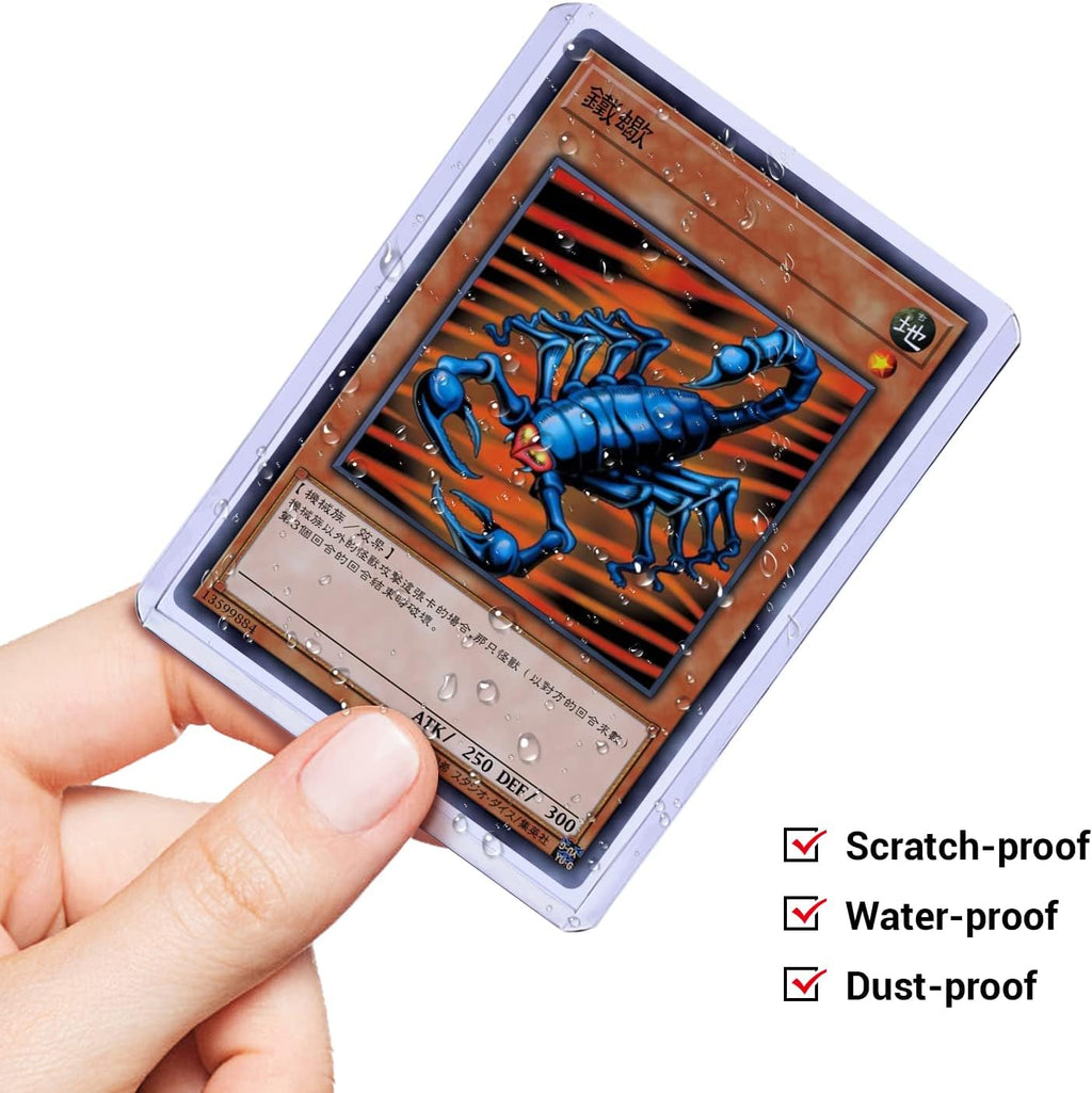 3" x 4" Standard 35pt Rigid Toploaders, Regular Clear Top Loader Sleeves for Collectible Trading Cards (100 ct.)
