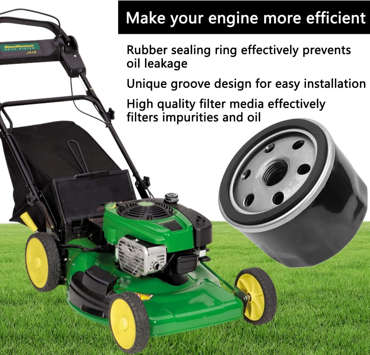 AM125424 Oil Filter, for JD Lawn Mower Oil Filter