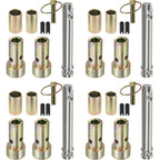 4 Packs TK95029 CAT 1 Quick Hitch Bushing Kit with Top Link and Lynch Pin