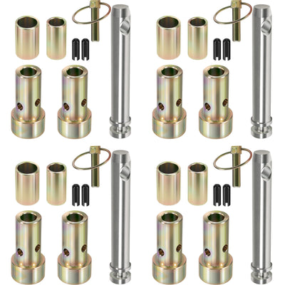 4 Packs TK95029 CAT 1 Quick Hitch Bushing Kit with Top Link and Lynch Pin