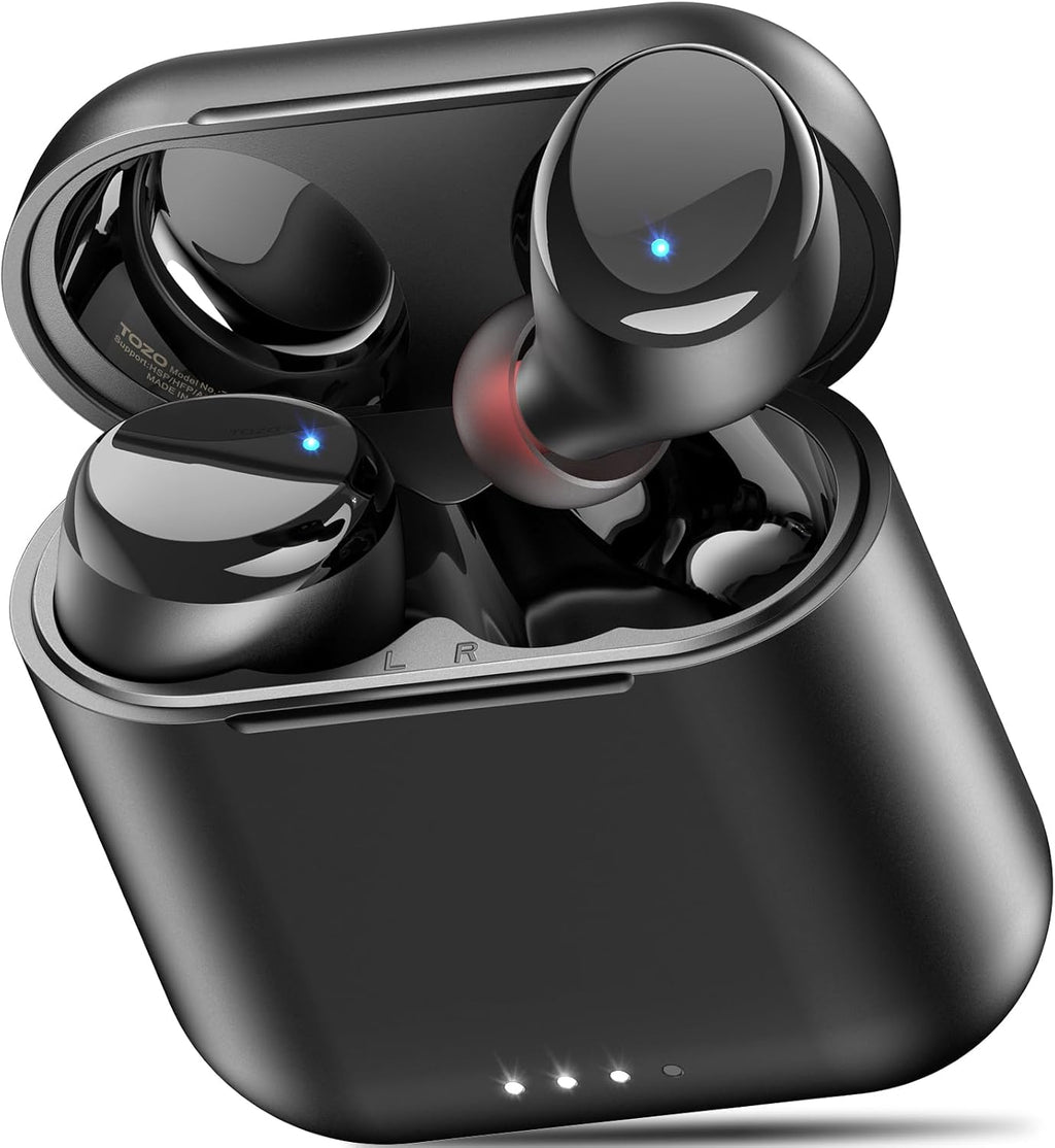 T6 Wireless Earbuds, Bluetooth Ear Buds, Stereo Sound in Ear Headphones, 50 Hours Playtime, AI Clear Call, Wireless