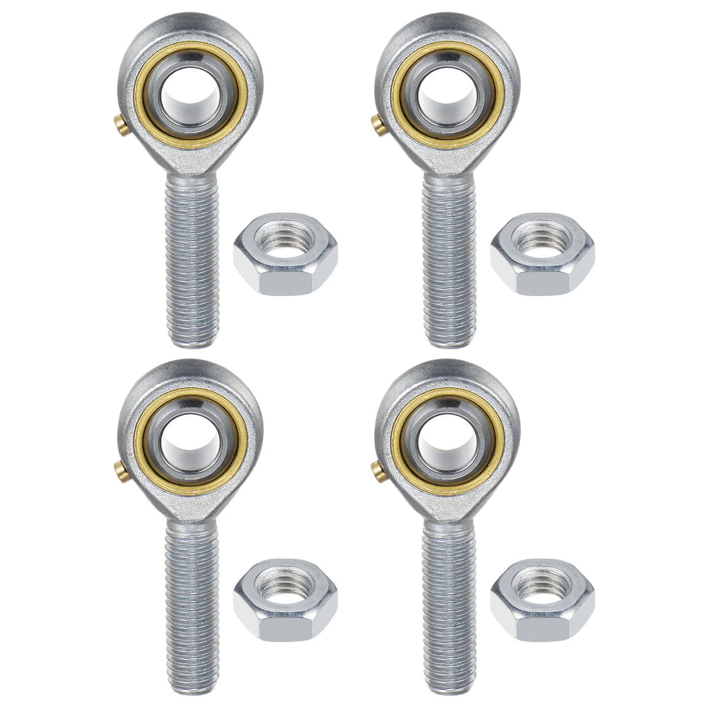 M METERXITY 4pcs POS10 Rod End Bearing,M10x1.5 Right Thread Male Thread