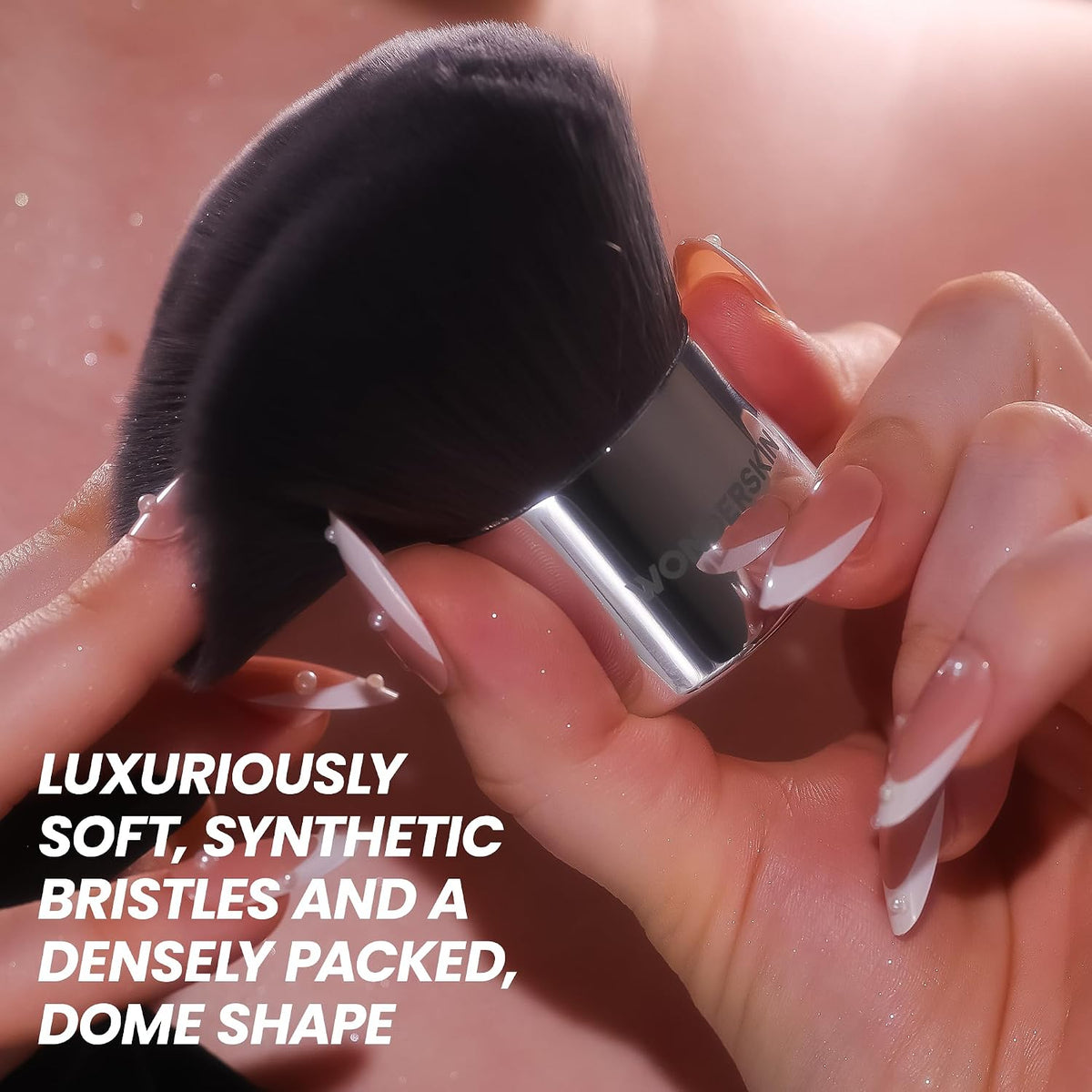 Kabuki Brush - Round Top Brush for Liquid & Powder Makeup