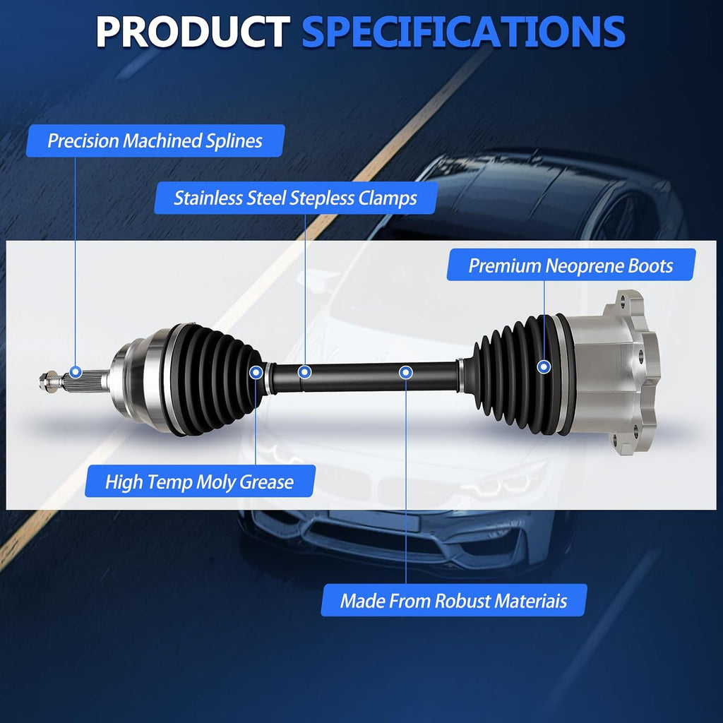 Maxfavor CV Axle Front Fit for 2007-2020 Chevy Silverado 1500 Tahoe