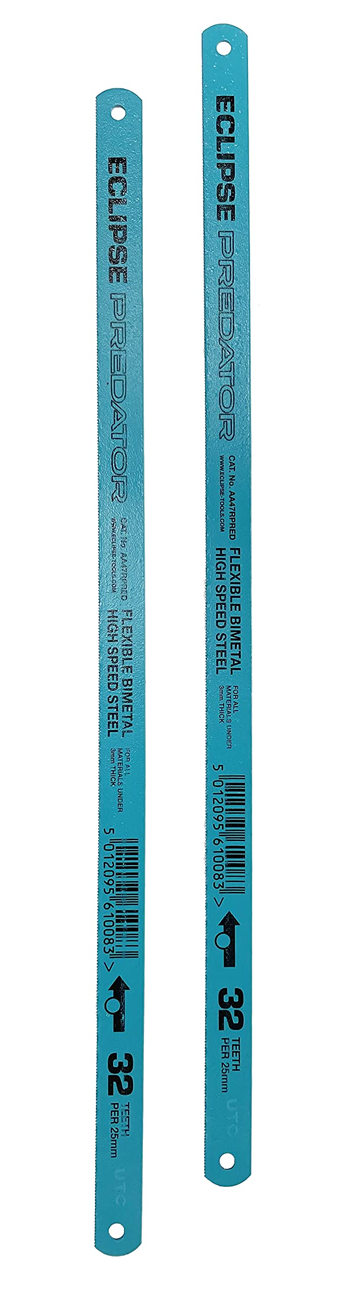 Eclipse Professional Tools 71-432RPRED Predator Bimetal 32TPI Hacksaw Blade Twin Pack