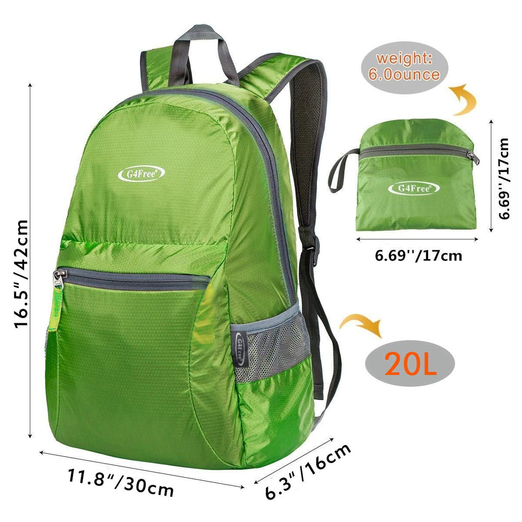20L Lightweight Packable Backpack Travel Hiking Daypack Foldable Backpack for Men Women