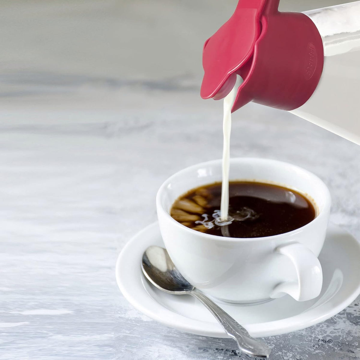 Dripless Syrup Dispenser, 600ml, Silicone Seal, Dishwasher Safe
