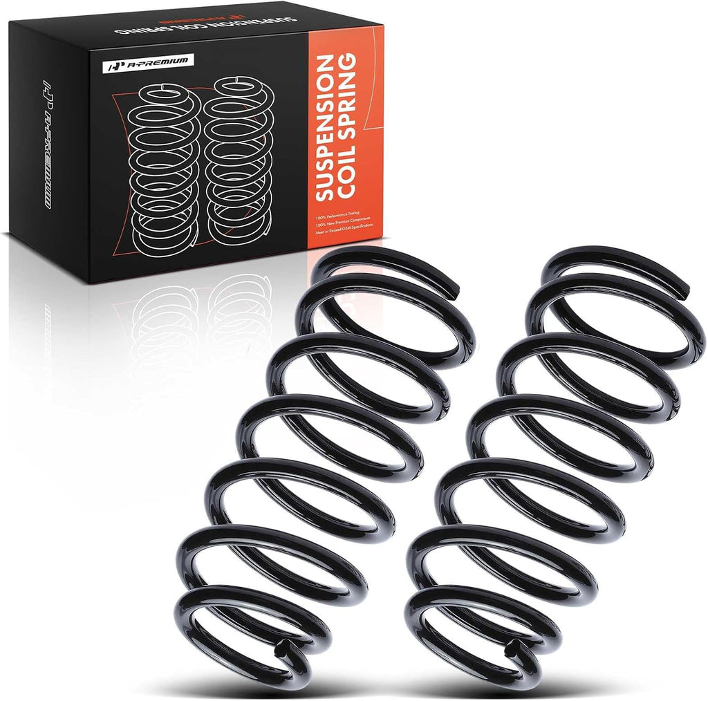 A-Premium 2-Pack Rear Suspension Coil Spring Set Compatible with Honda