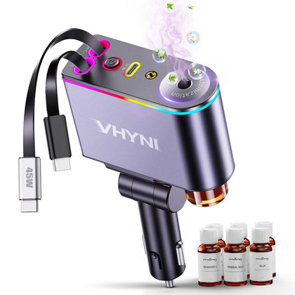 Smart Car Air Freshener Diffuser,Auto Car Diffuser with 6 Fragrances