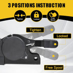 Ayaport Boat Retractable Tie Down Straps to Trailer 1.75in x 6ft