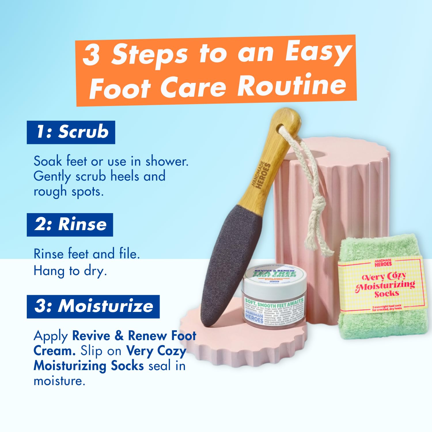 Tea Tree Foot Cream for Dry Feet with Magnesium, 1.7 oz | Intensive Moisturizing Foot Repair, Relief for Tired Feet