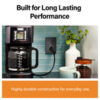 Legrand radiant 20 Amp GFCI Decorator Duplex Outlet Black 1 Pack