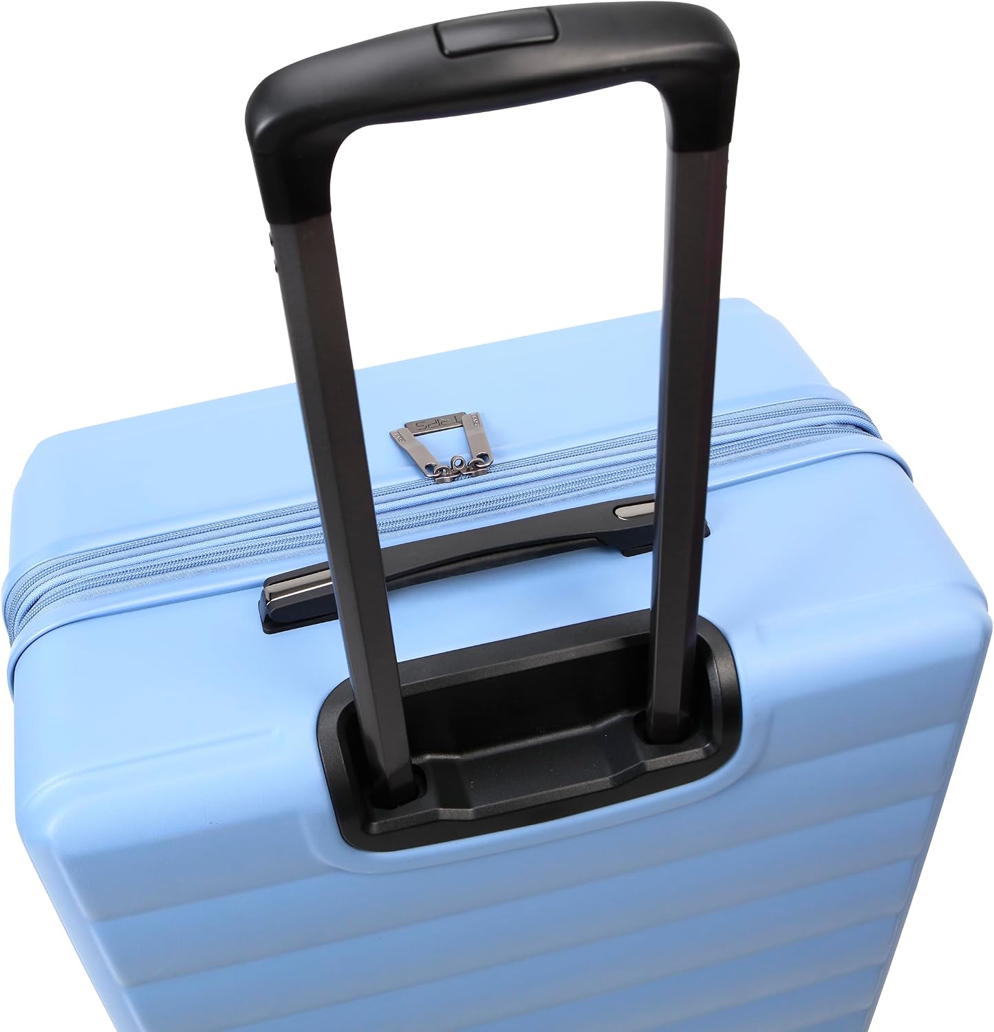 EON 2-Piece Hardside 8-Wheel Spinner Luggage Set: 20" Carry-On & 28" Checked Suitcase Size Luggage, Ashleigh Blue