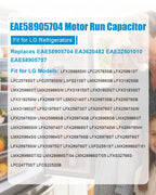 EAE58905704 Refrigerator Motor Run Capacitor Fit for LG