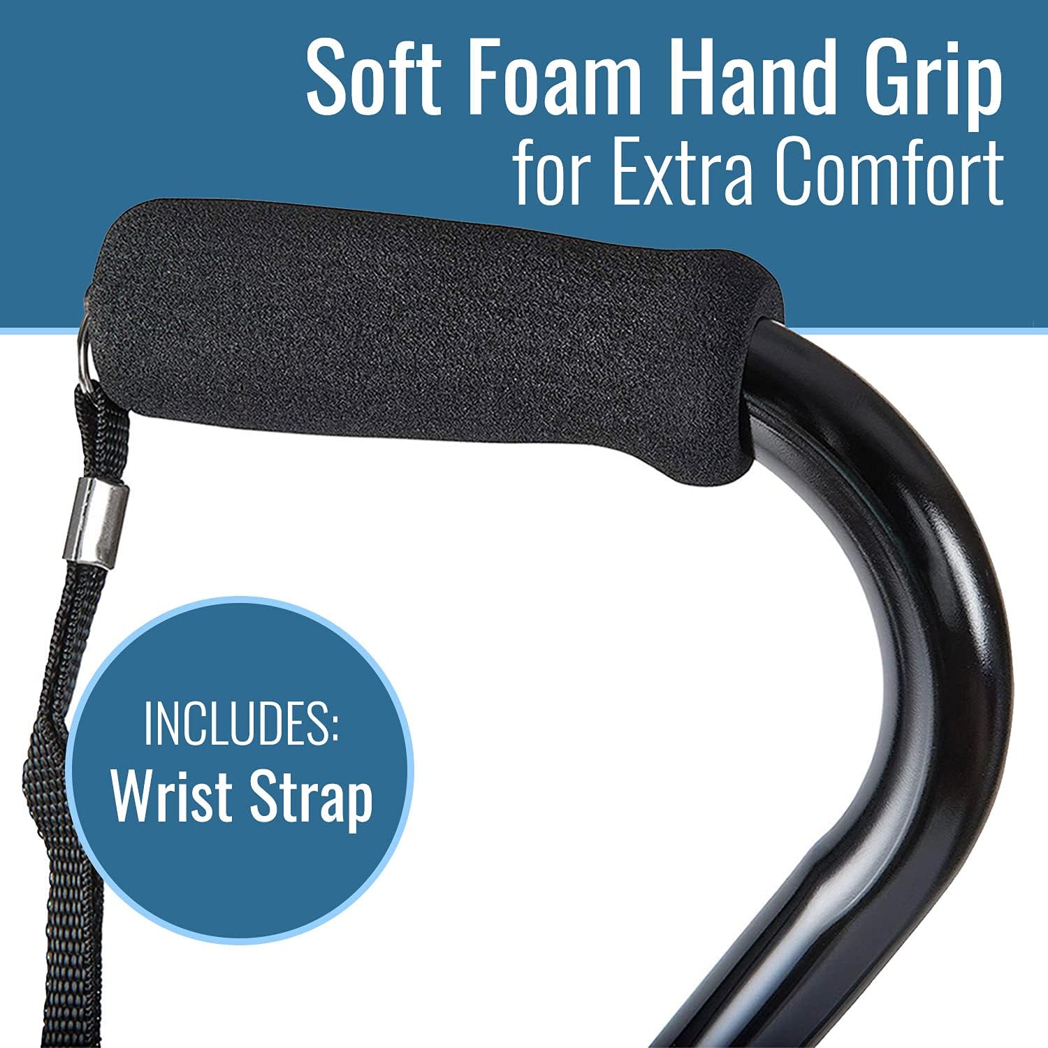 Walking Cane and Walking Stick for Adult Men and Women, FSA Eligible, Lightweight and Adjustable from 30-39 Inches