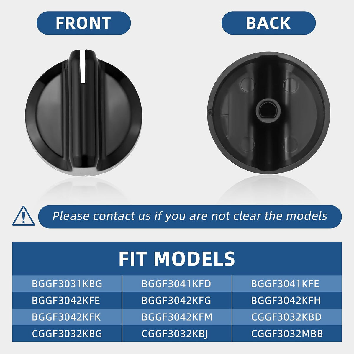 AMI PARTS 316564511 Gas Stove Knobs Replacement for Frigidaire Range Stove