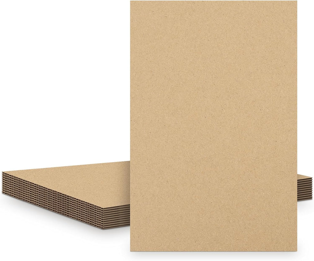 10 Pack 24x36 Corrugated Cardboard Sheet 3/16" Flat Insert