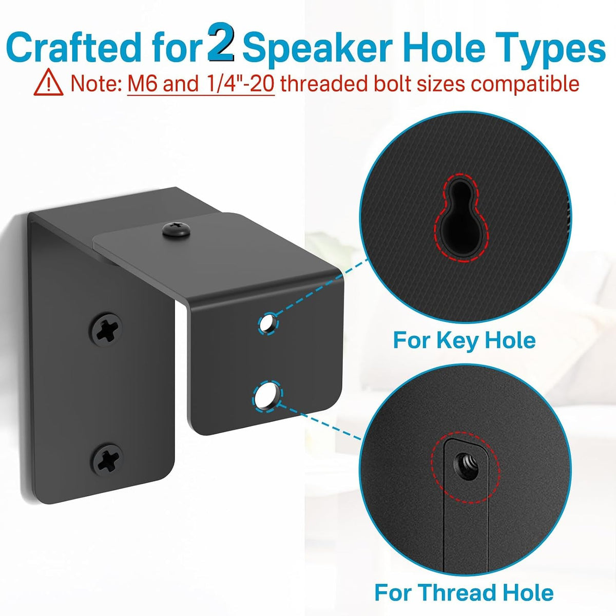 Speaker Stands for Vizio Speaker Stands Pair with Speaker Wall Mount - Floor Speaker Stand for Vizio Surround Sound