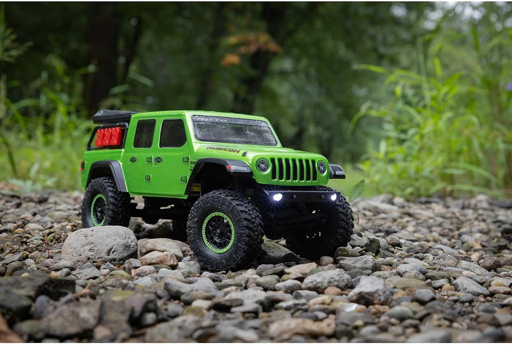 SCX24 Jeep Gladiator RC Truck 4WD Rock Crawler Green AXI00005V2T3 | Brushed, RTR Ready-To-Run, Nothing Needed to
