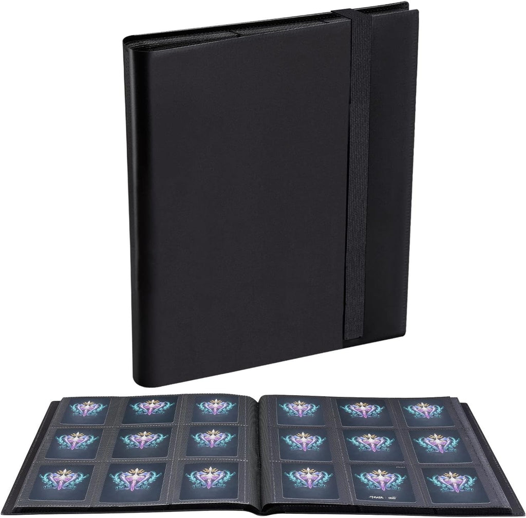 Card Binder, 360 Pockets Upgraded Trading Card Binders, Cards Collection Binder 9 Pocket, Side Loading Yugioh Binder