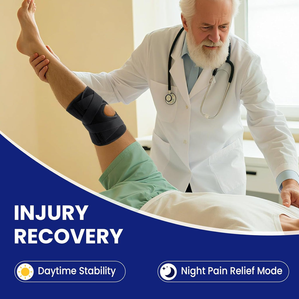 Knee Brace for Men & Women - ACL, MCL, Meniscus Tear Support & Arthritis Pain Relief - Stabilizing Knee Braces