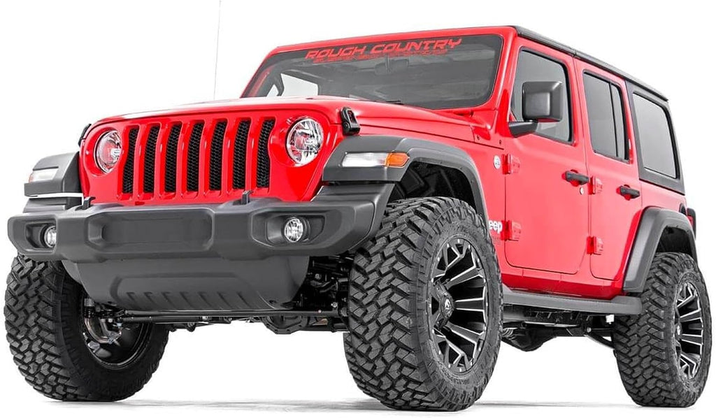 Rough Country 2.5" Lift Kit for Jeep Wrangler JL & Unlimited (2024-2025) - Includes Coil Spring Spacers