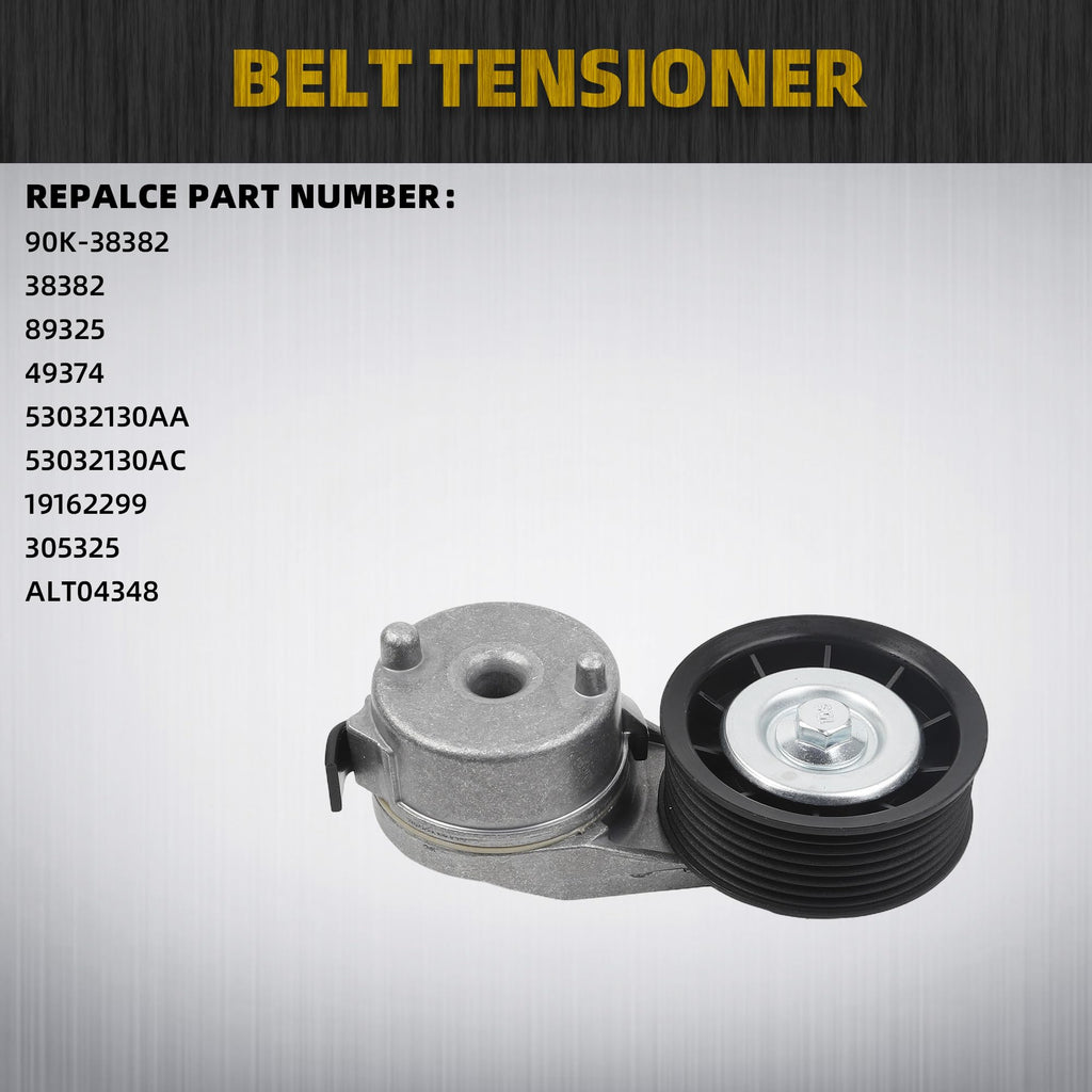 Dasbecan Engine Serpentine Drive Belt Tensioner Idler Pulley Kit